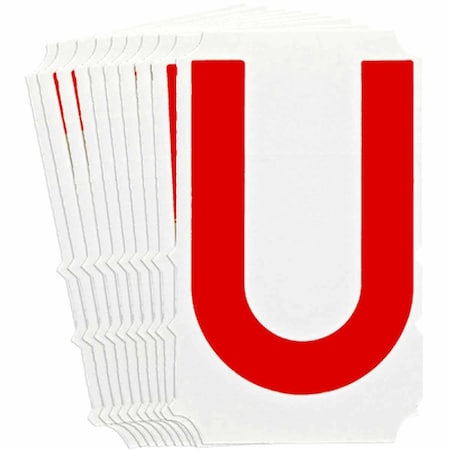 Quik-Align 5120 Series Polyester 3 In Lbl Legend: U Red 10PK